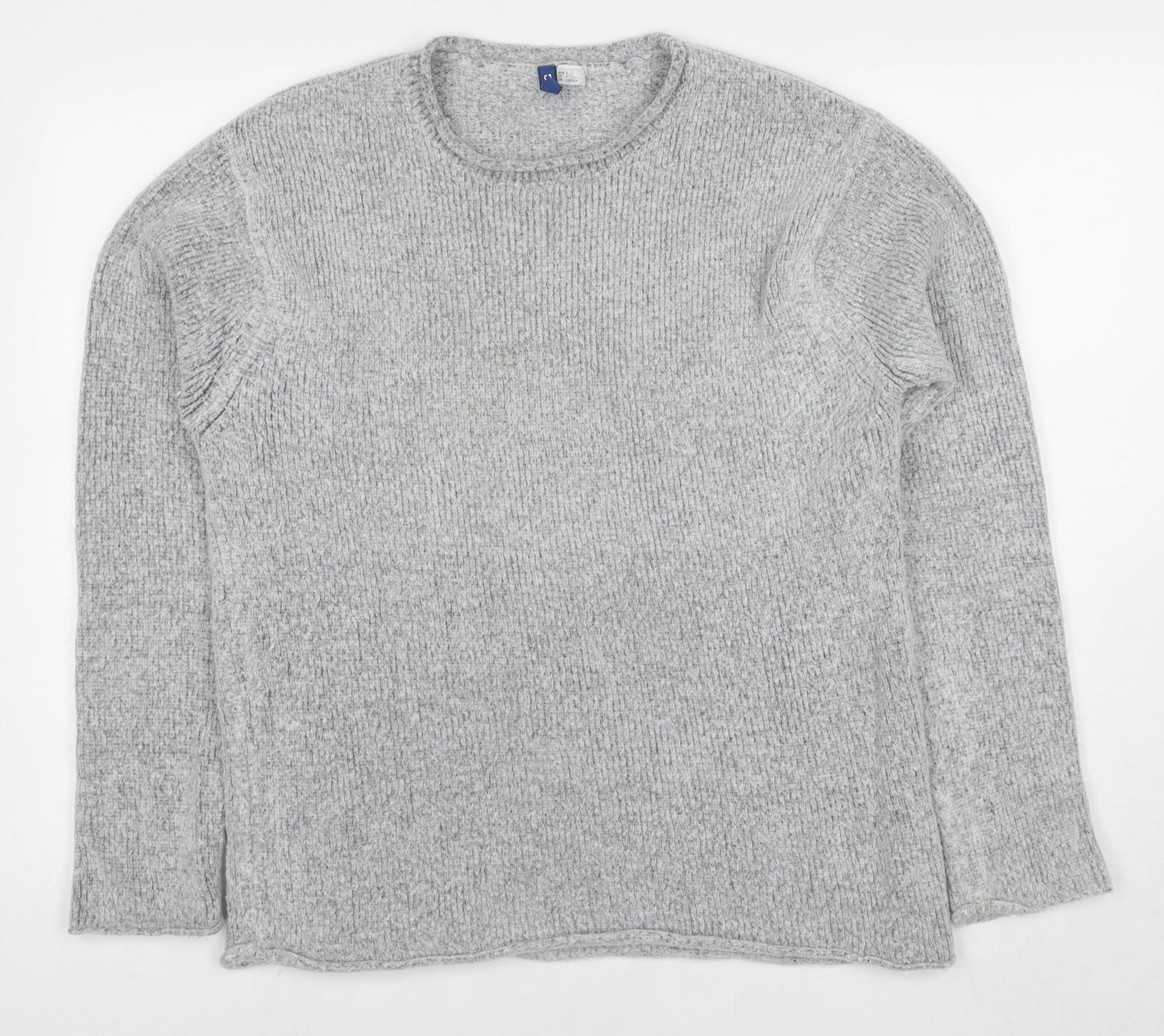 Womens UK Size S Divided by H&M Grey Pullover Jumper