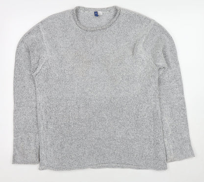 Womens UK Size S Divided by H&M Grey Pullover Jumper