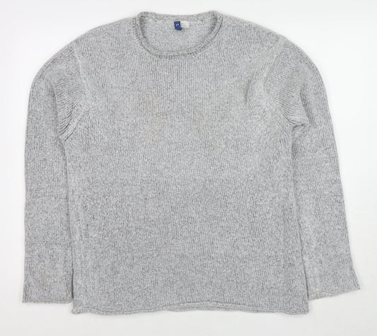 Womens UK Size S Divided by H&M Grey Pullover Jumper