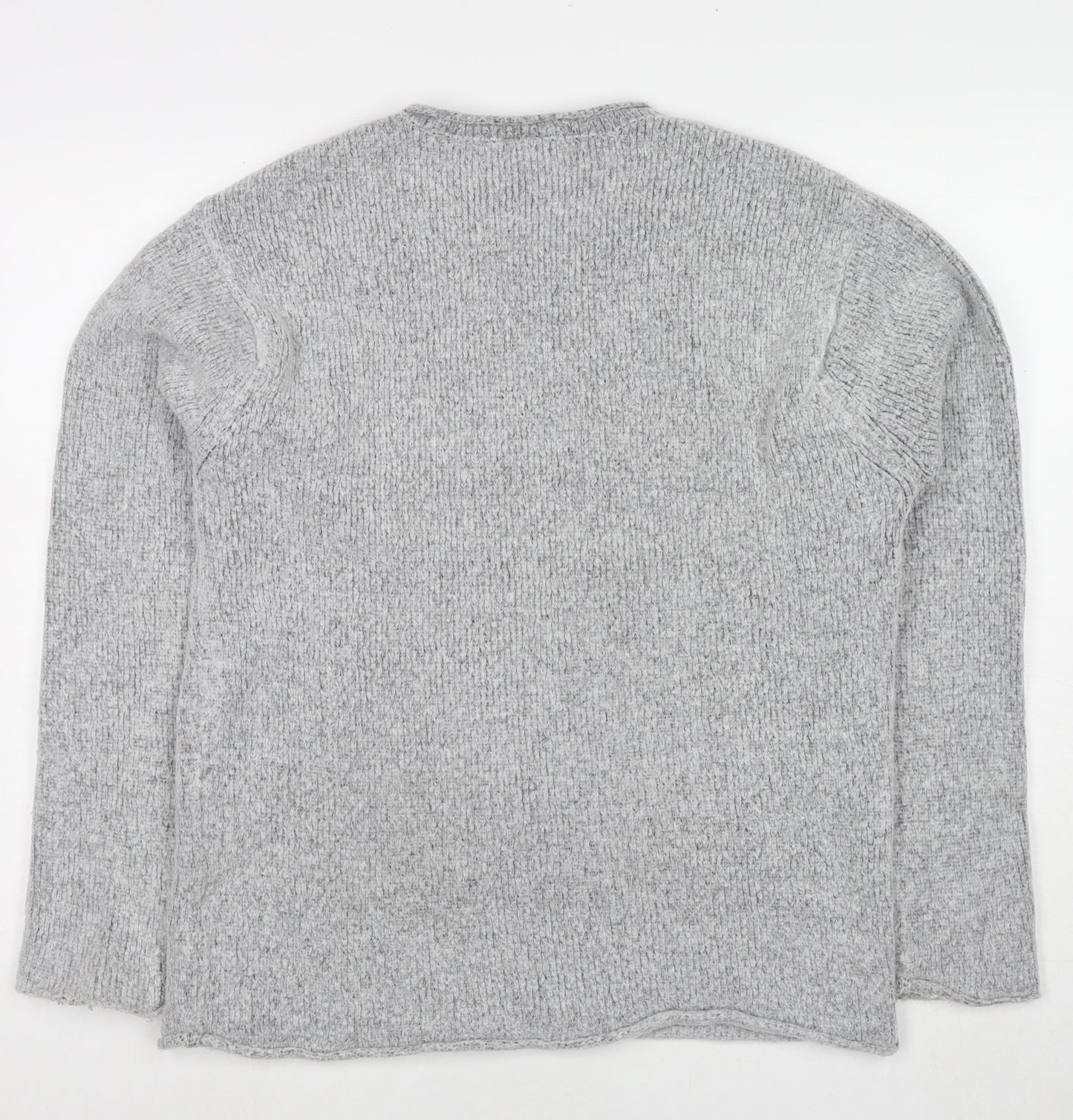Womens UK Size S Divided by H&M Grey Pullover Jumper