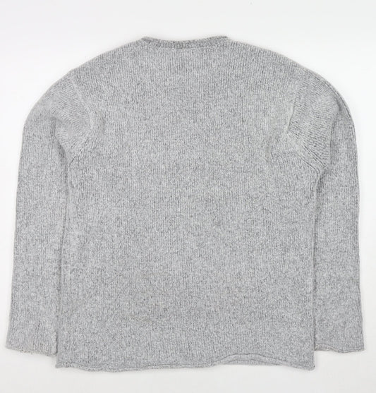 Womens UK Size S Divided by H&M Grey Pullover Jumper