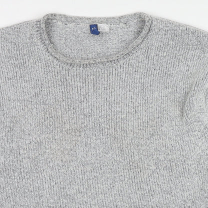 Womens UK Size S Divided by H&M Grey Pullover Jumper