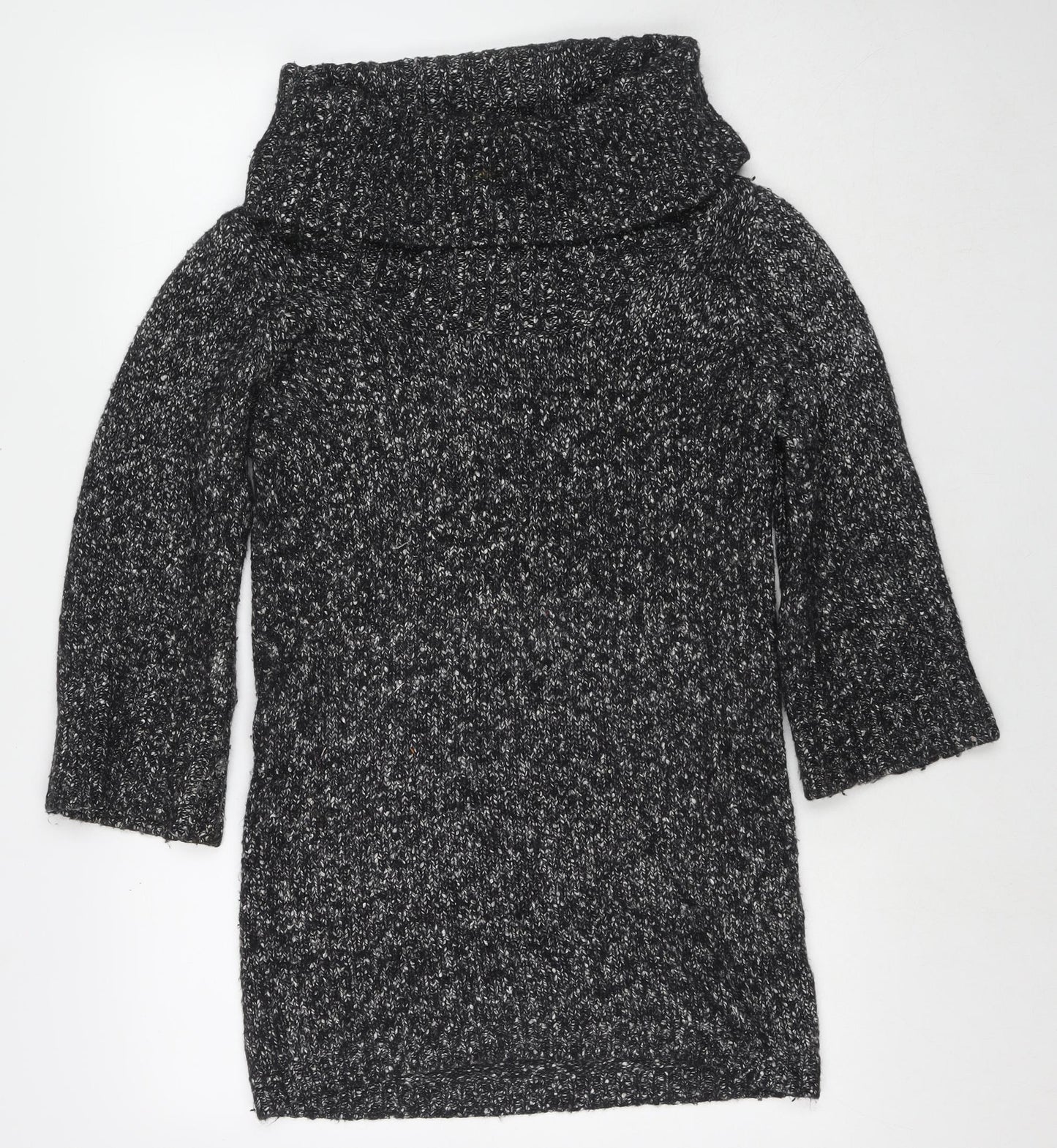 Womens UK Size S Monsoon Grey Tunic Jumper