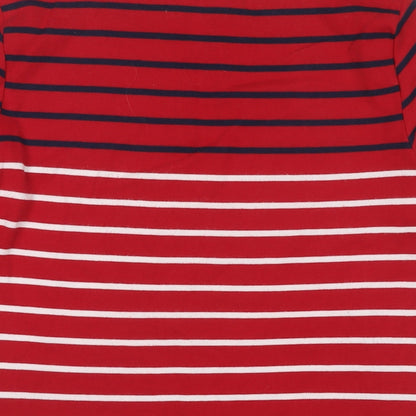Womens UK Size M Karen Scott Red Basic T-Shirt