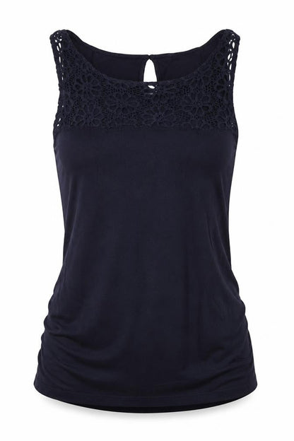 Womens UK Size S Gap Blue Basic Tank