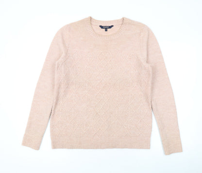 Womens UK Size 10 Maine New England Pink Pullover Jumper