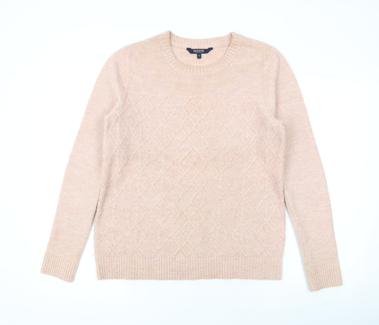 Womens UK Size 10 Maine New England Pink Pullover Jumper