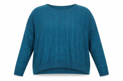 Womens UK Size 16 Louche Blue Pullover Jumper
