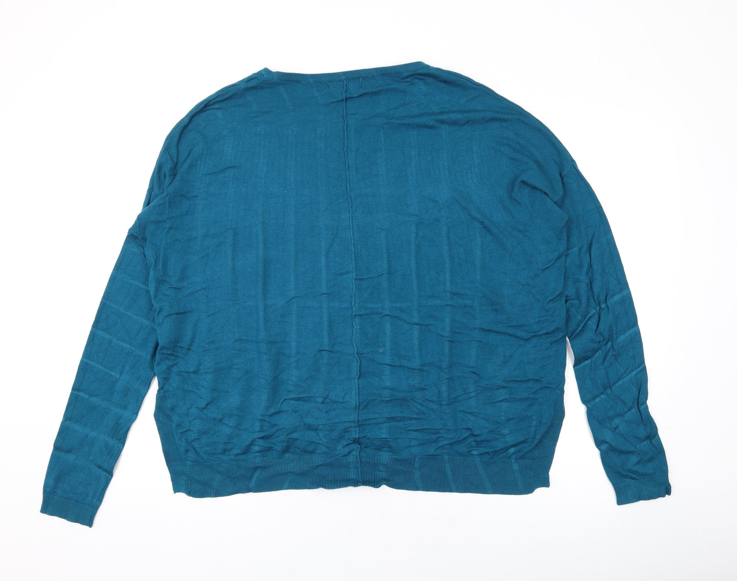 Womens UK Size 16 Louche Blue Pullover Jumper