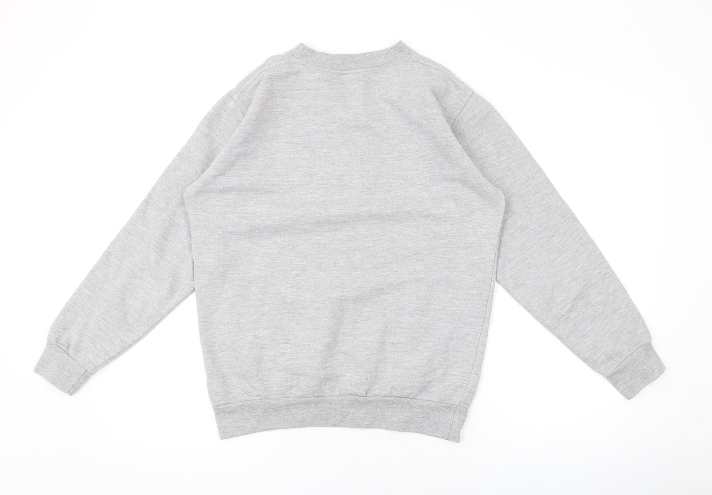Mens UK Size S Stars & Stripes Grey Pullover Sweatshirt