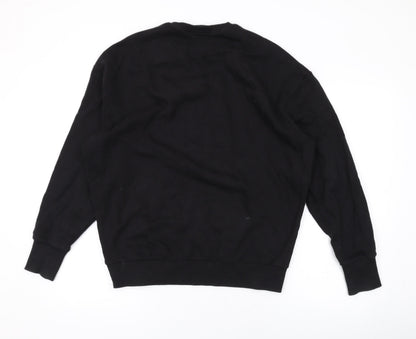 Womens UK Size 10 ASOS Black Pullover Sweatshirt