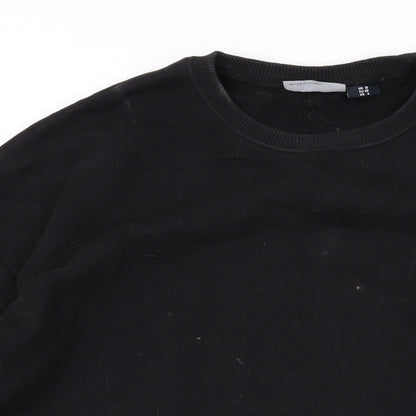 Womens UK Size 10 ASOS Black Pullover Sweatshirt