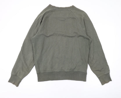 Realm & Empire Mens Green Cotton Pullover Sweatshirt Size S