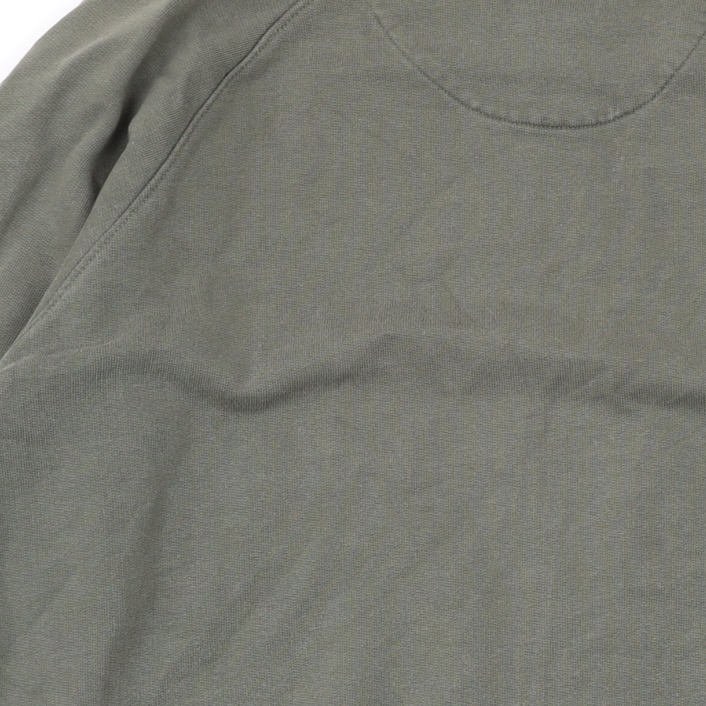 Realm & Empire Mens Green Cotton Pullover Sweatshirt Size S