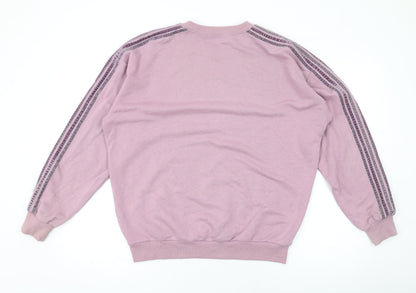 Womens UK Size M Pull&Bear Purple Pullover Sweatshirt
