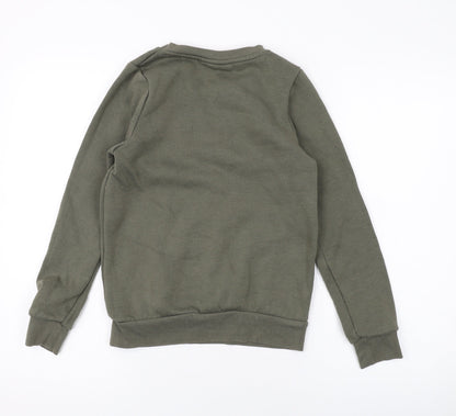 Womens UK Size 4 Disney Green Pullover Sweatshirt