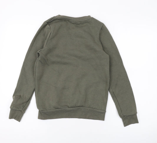 Womens UK Size 4 Disney Green Pullover Sweatshirt