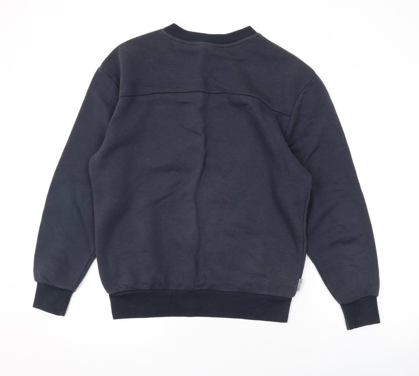 Slazenger Boys Blue Cotton Pullover Sweatshirt Size 13 Years Pullover
