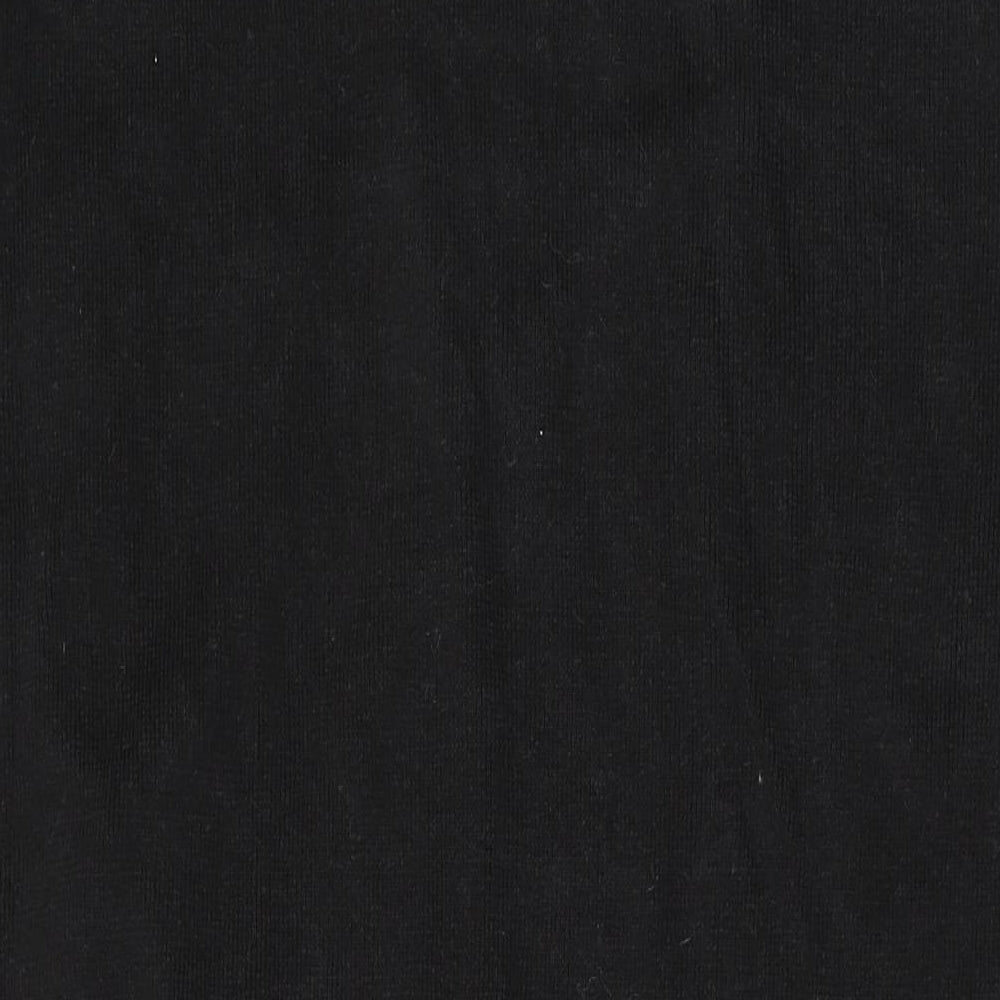 Klass Womens Black Cotton A-Line Skirt Size XL