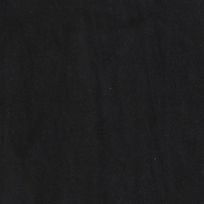Klass Womens Black Cotton A-Line Skirt Size XL