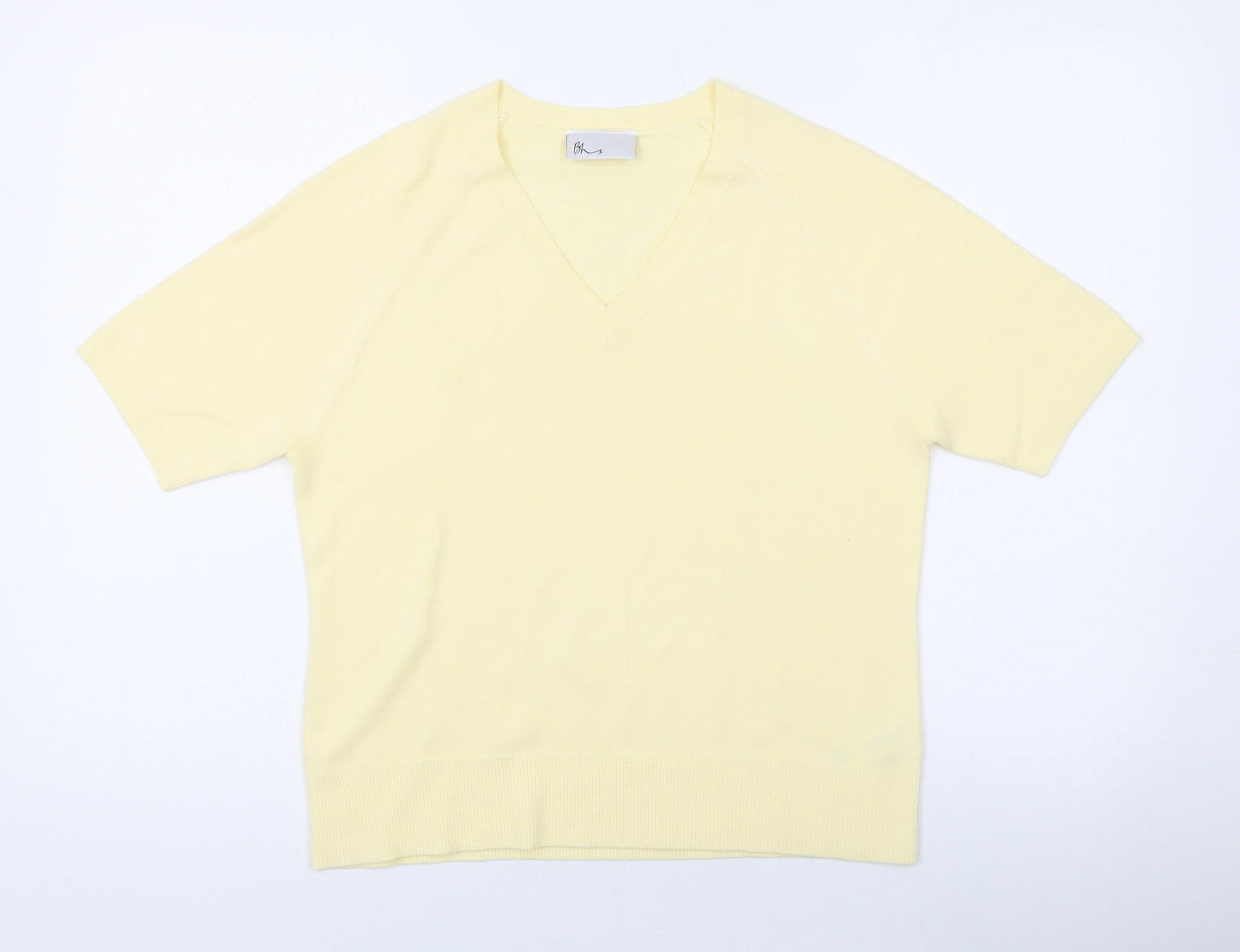 Womens UK Size 14 BHS Yellow Pullover Jumper