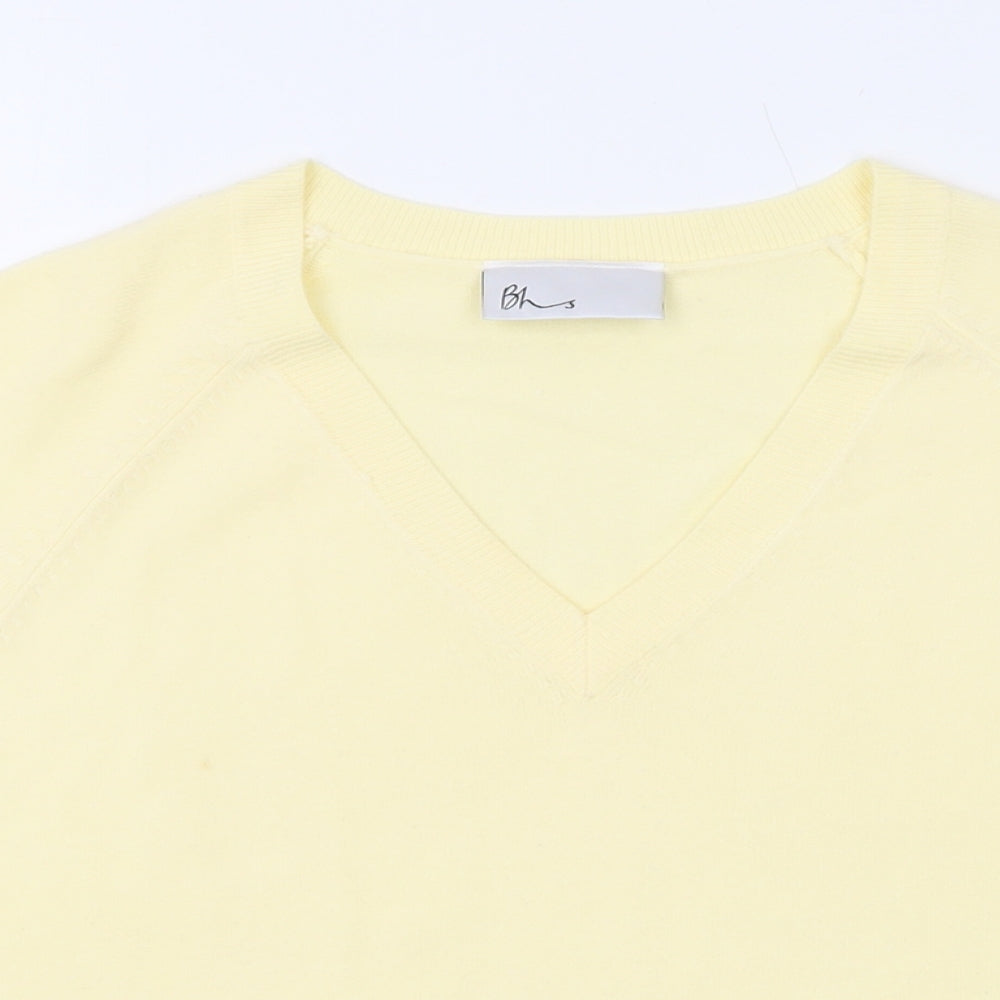 Womens UK Size 14 BHS Yellow Pullover Jumper