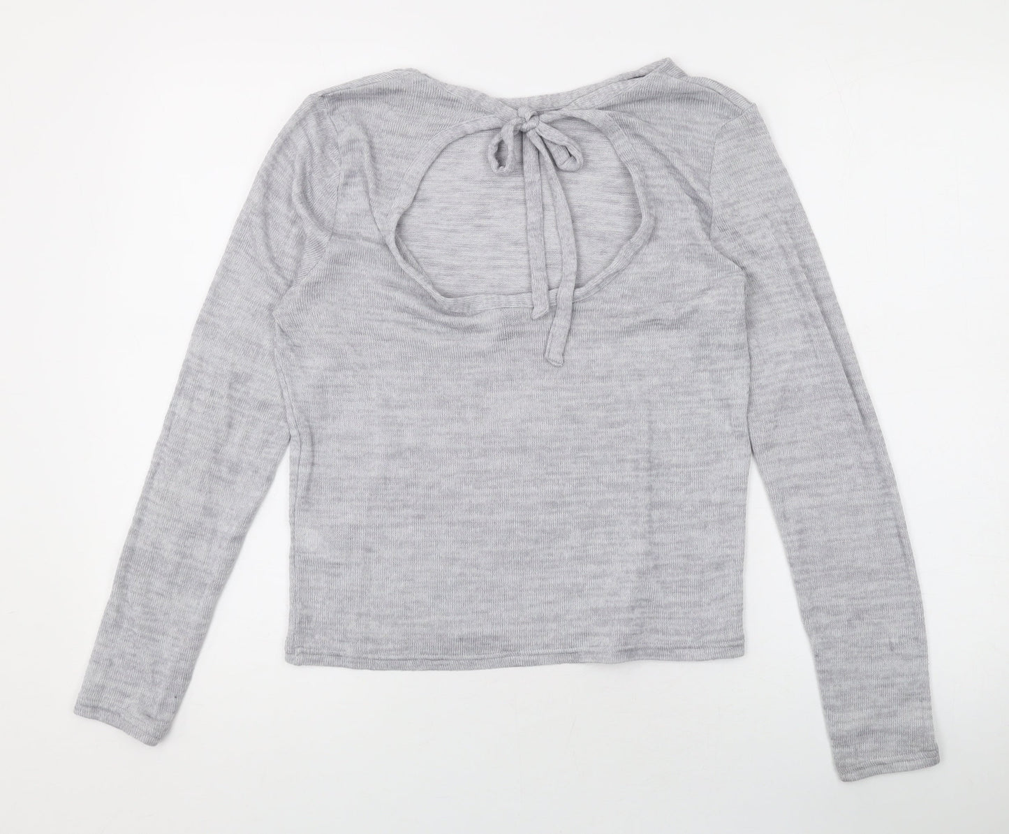 Womens UK Size L Divided by H&M Grey Pullover Jumper