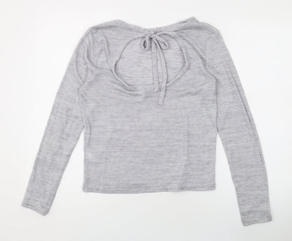 Womens UK Size L Divided by H&M Grey Pullover Jumper