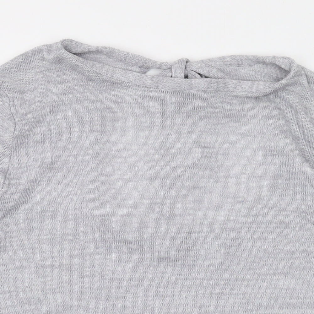 Womens UK Size L Divided by H&M Grey Pullover Jumper