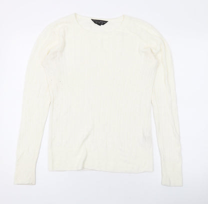 Womens UK Size 10 Dorothy Perkins Ivory Pullover Jumper