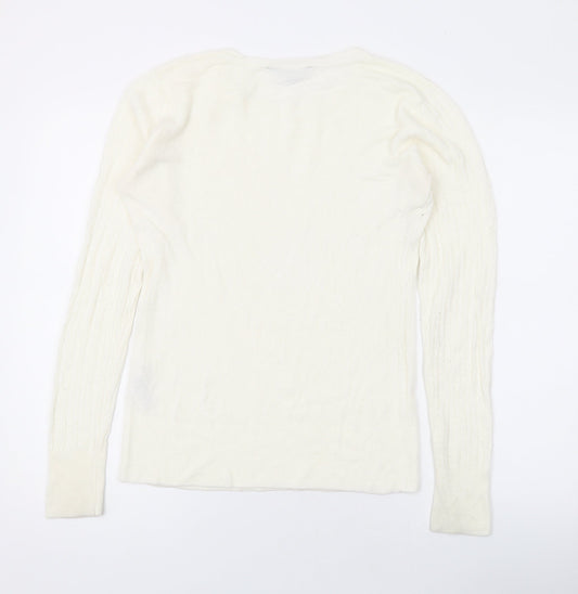 Womens UK Size 10 Dorothy Perkins Ivory Pullover Jumper
