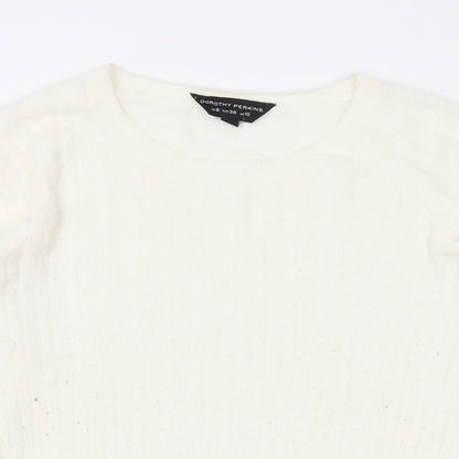 Womens UK Size 10 Dorothy Perkins Ivory Pullover Jumper