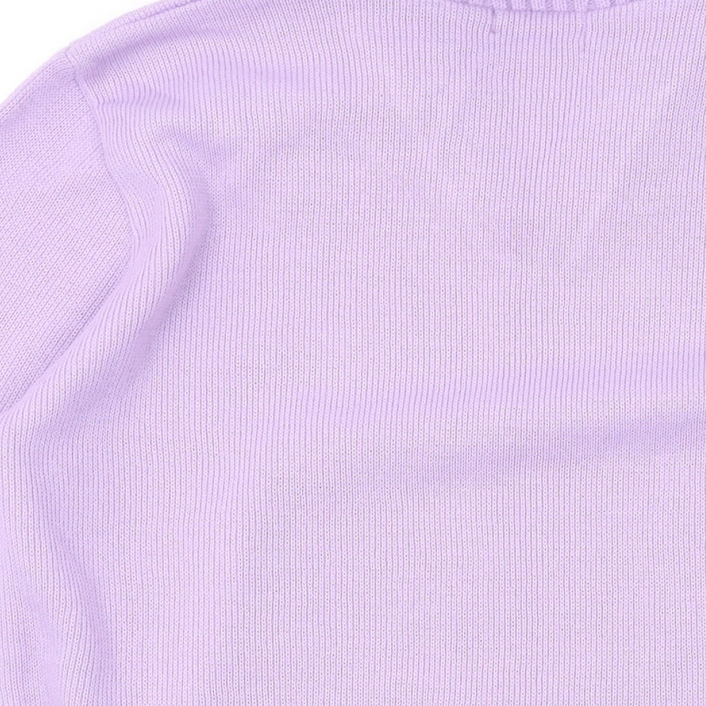 Womens UK Size S Keeno Purple Pullover Jumper