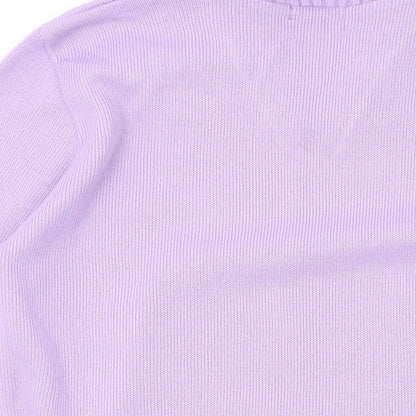 Womens UK Size S Keeno Purple Pullover Jumper