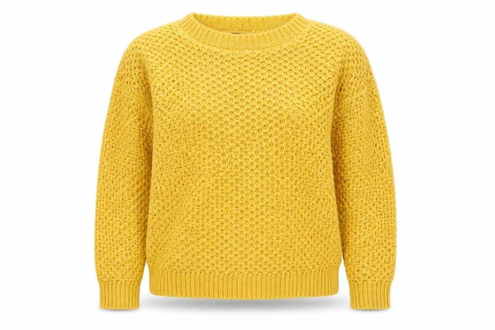 Womens UK Size 8 New Look Yellow Pullover Jumper