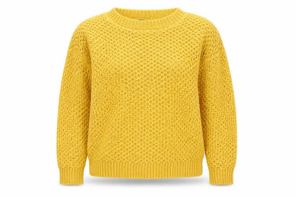Womens UK Size 8 New Look Yellow Pullover Jumper