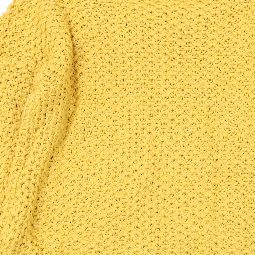 Womens UK Size 8 New Look Yellow Pullover Jumper