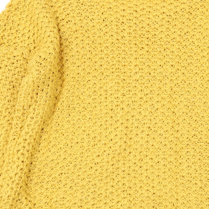 Womens UK Size 8 New Look Yellow Pullover Jumper