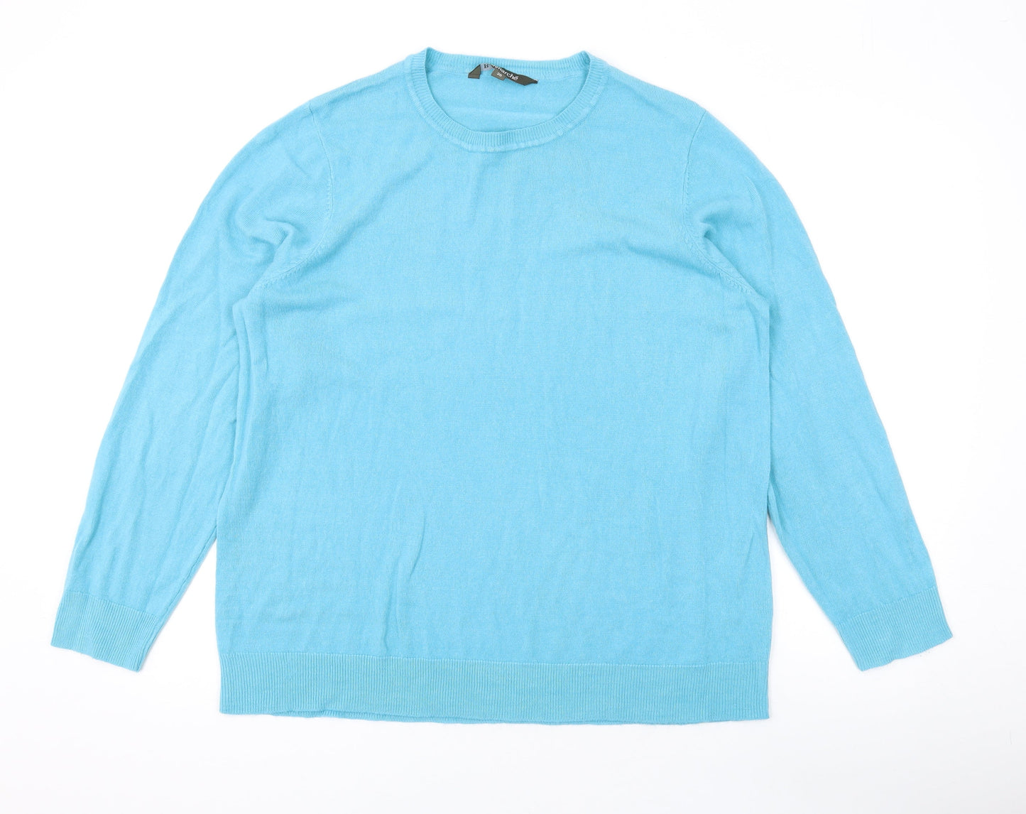 Womens UK Size 12 Bonmarché Blue Pullover Jumper