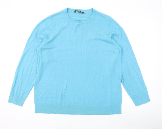 Womens UK Size 12 Bonmarché Blue Pullover Jumper