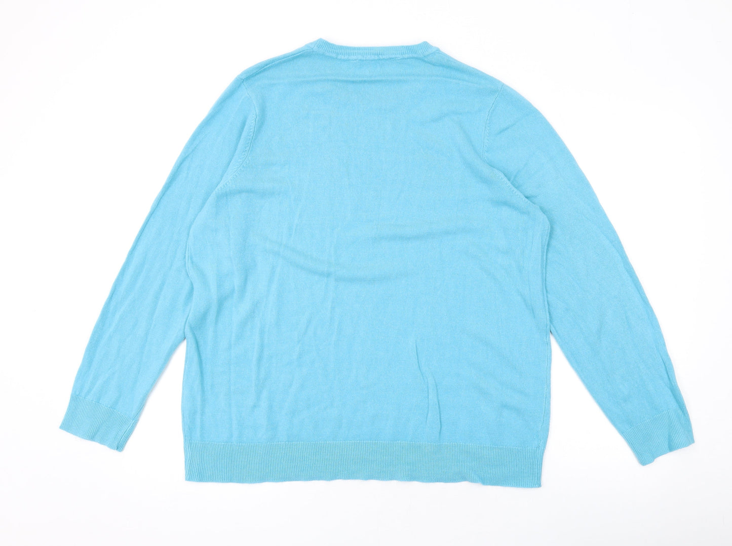 Womens UK Size 12 Bonmarché Blue Pullover Jumper