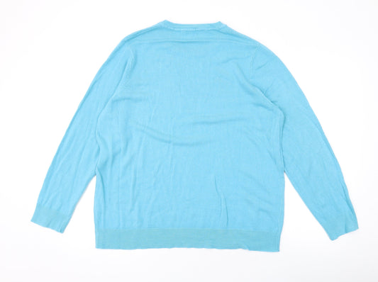 Womens UK Size 12 Bonmarché Blue Pullover Jumper
