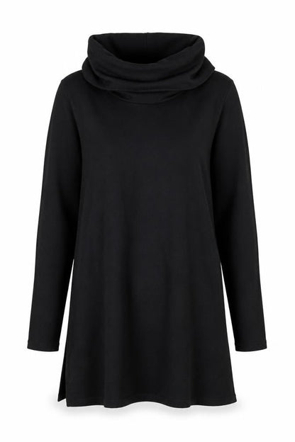 Dorothy Perkins Womens Black Roll Neck Polyester Pullover Jumper Size 10