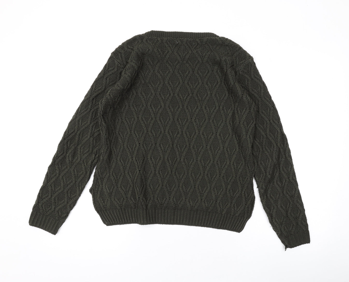 Womens UK Size 14 Select Green Pullover Jumper