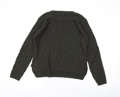 Womens UK Size 14 Select Green Pullover Jumper