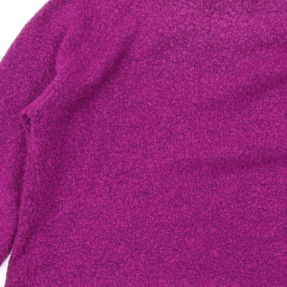 Womens UK Size S M&Co Purple Pullover Jumper
