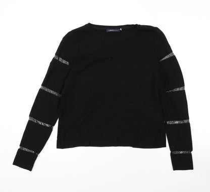 Womens UK Size 12 Marks and Spencer Black Pullover Jumper