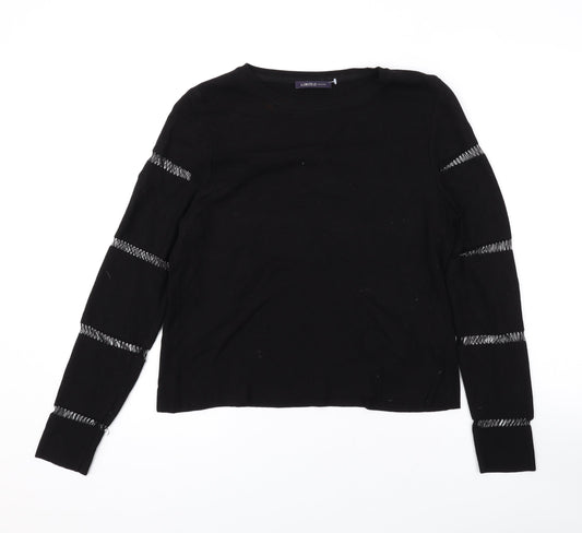 Womens UK Size 12 Marks and Spencer Black Pullover Jumper