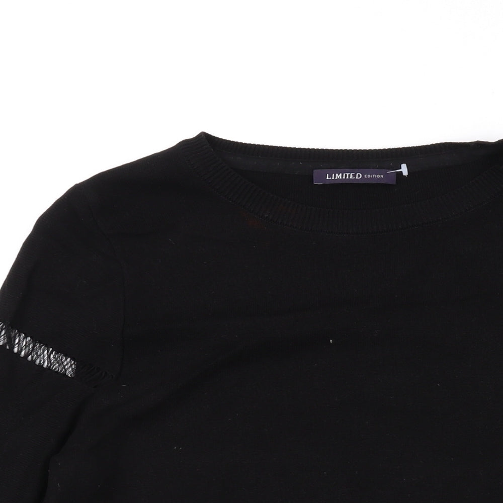 Womens UK Size 12 Marks and Spencer Black Pullover Jumper
