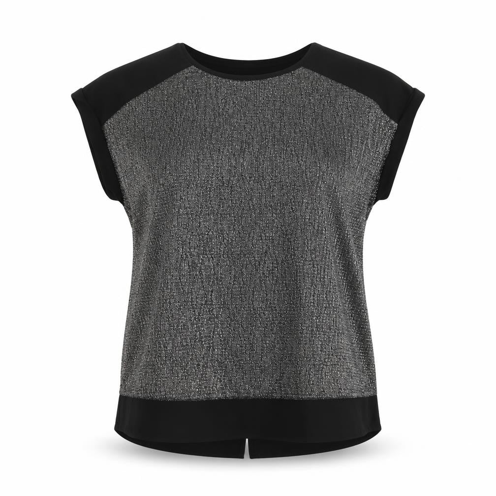 Womens UK Size S Oasis Silver Basic Blouse